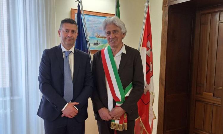Macerata, il nuovo questore viene da Firenze: il sindaco Parcaroli incontra Gianpaolo Patruno