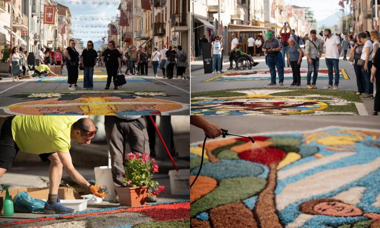 Castelraimondo si colora per l'Infiorata: la festa entra nel vivo con un doppio concerto Castelraimondo si colora per l'Infiorata: la festa entra nel vivo con un doppio concerto