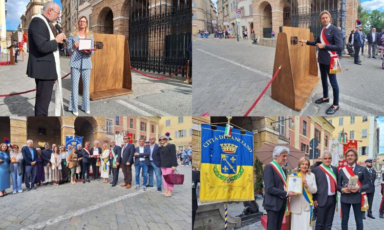 Un gemellaggio che si rinnova, le chiavi di Macerata consegnate a Lanciano: la cerimonia ai Cancelli Un gemellaggio che si rinnova, le chiavi di Macerata consegnate a Lanciano: la cerimonia ai Cancelli