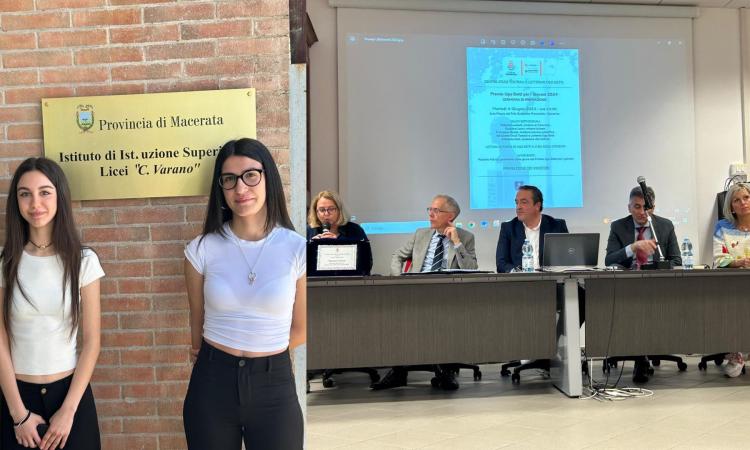 Camerino, Premio Ugo Betti per giovani: Alice Barbiere ed Emma Pettinari vincitrici ex aequo Camerino, Premio Ugo Betti per giovani: Alice Barbiere ed Emma Pettinari vincitrici ex aequo