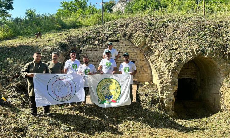 Pollenza, ripristinate quattro fonti storiche: l'impegno ambientale dei cacciatori