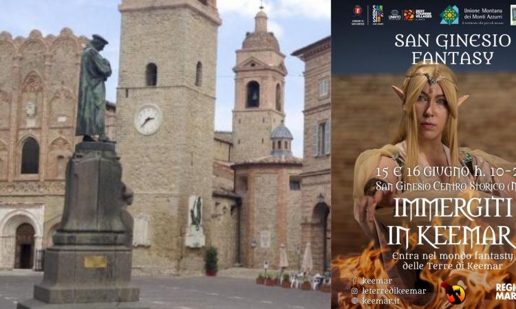 Al via il “San Ginesio Fantasy” dove il Borgo storico diventa palcoscenico di una saga epica