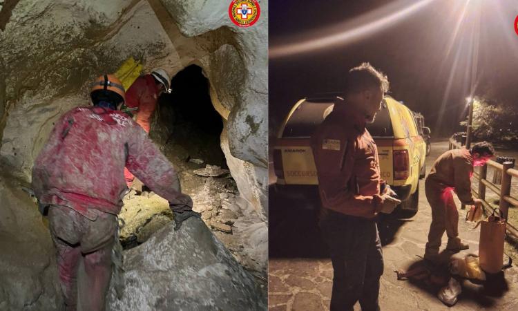Non ritorna dopo l'escursione in grotta, la moglie lancia l'allarme: ritrovato in serata
