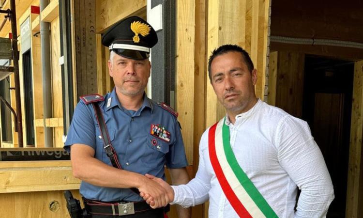 Pieve Torina - Prima uscita per Gentilucci, il 'sindaco più votato d'Italia': proseguono i lavori per la caserma