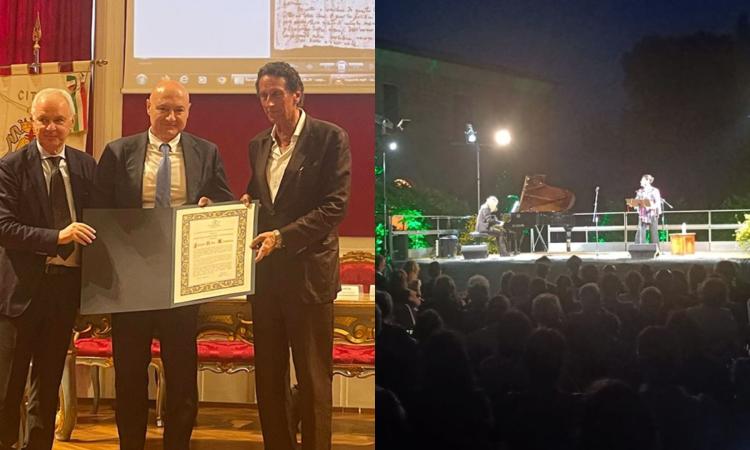 Recanati, premiato il filosofo Rümelin nelle celebrazioni del 226° anniversario della nascita di Giacomo Leopardi Recanati, premiato il filosofo Rümelin nelle celebrazioni del 226° anniversario della nascita di Giacomo Leopardi
