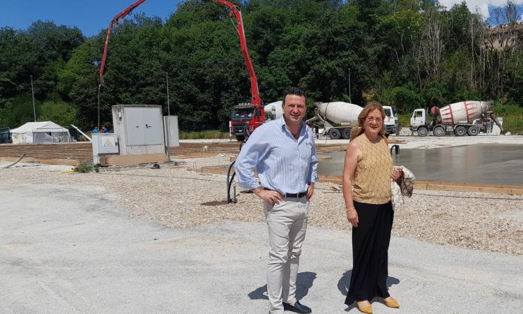 Tolentino, l'ex area container diventa "cittadella della salute": il prefetto Fusiello in visita Tolentino, l'ex area container diventa "cittadella della salute": il prefetto Fusiello in visita
