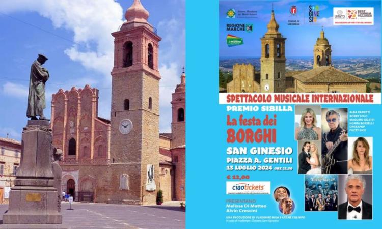 La Festa dei Borghi a San Ginesio: il 'Premio Sibilla' e una serata imperdibile con ospiti d’eccezione