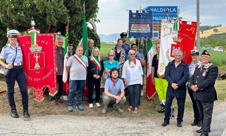 San Severino, la comunità settempedana rinnova la memoria degli Eccidi di Chigiano': "Martiri per la libertà e la giustizia"