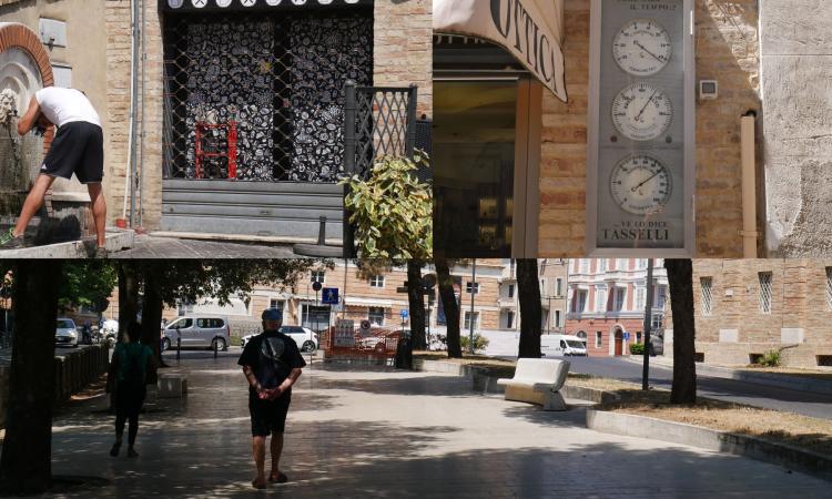 Macerata, il caldo si fa sentire. Dal ventilatore alla fuga in montagna: come lo combattono gli anziani? (FOTO)