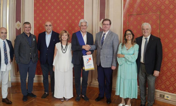 Il governatore del Rotary International in visita in provincia