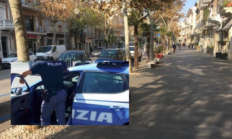 Civitanova, rissa tra connazionali in pieno centro sfocia in una rapina: denuncia e foglio di via