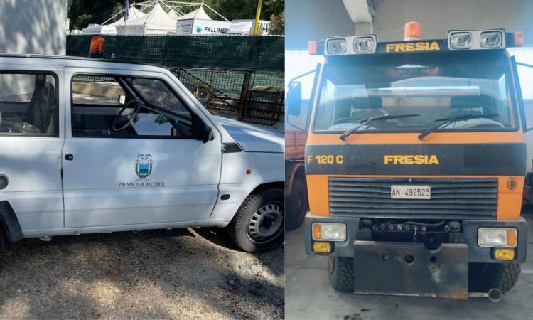 Auto, furgoni e spargisale: la Provincia mette in vendita 34 mezzi