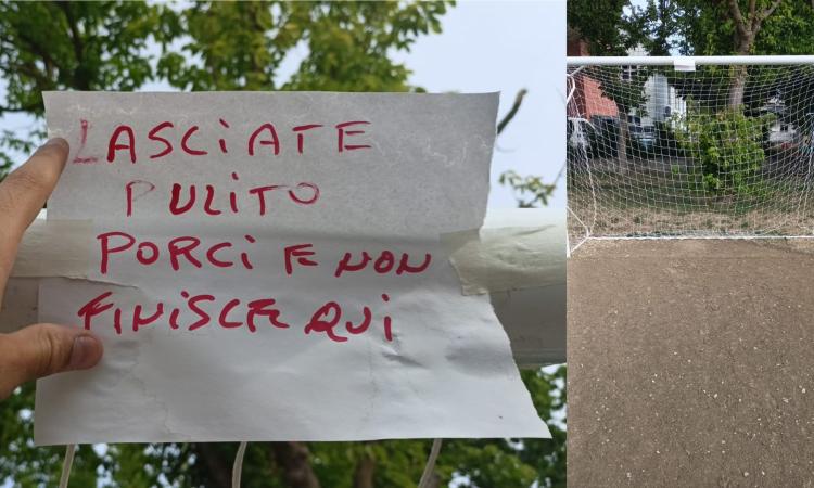 Matelica, reti tagliate e bigliettino intimidatorio nel campetto della "Croce rossa" Matelica, reti tagliate e bigliettino intimidatorio nel campetto della "Croce rossa"