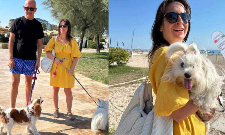 Civitanova, la spiaggia libera diventa "dog friendly": inaugurate due aree cani