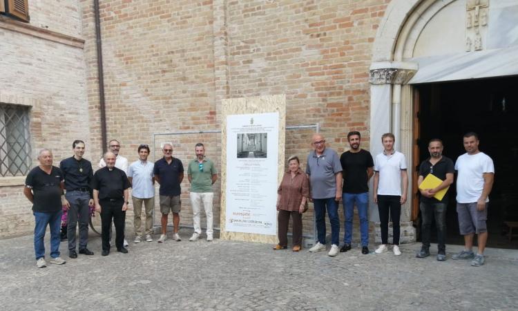 Montelupone, al via i lavori alla chiesa abbaziale di San Firmano: don Giacomo benedice il cantiere