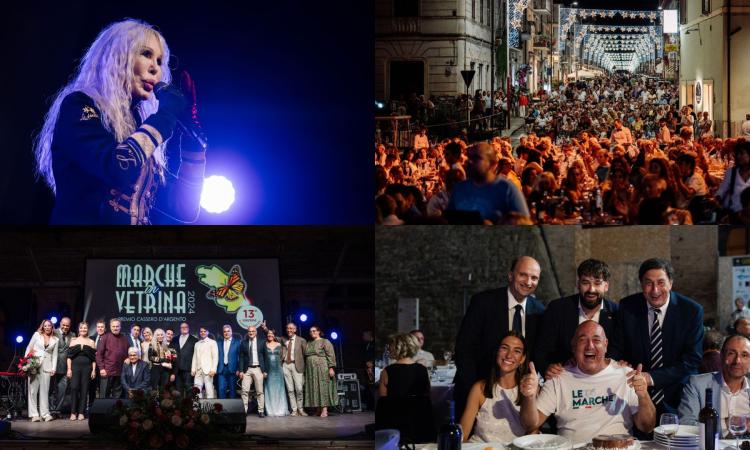 Castelraimondo, Ivana Spagna fa ballare piazza della Repubblica: tanti i premiati con il Cassero d'Argento