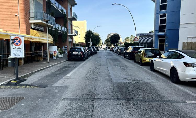 Civitanova, lavori in viale Vittorio Veneto: come cambia la viabilità. Chiusa anche la pista ciclabile