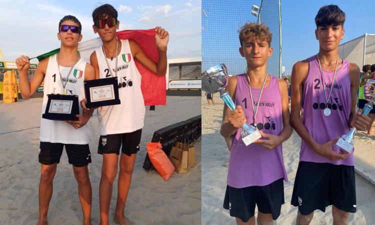 Lube, piccoli figli d'arte crescono (e vincono): Luka Stankovic campione d'Italia Under 14 nel beach volley