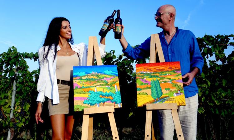 I colori delle Marche racchiusi in una bottiglia: Stefano Calisti dipinge per i vini di Villa Lazzarini (FOTO e VIDEO) I colori delle Marche racchiusi in una bottiglia: Stefano Calisti dipinge per i vini di Villa Lazzarini (FOTO e VIDEO)