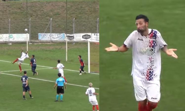 Finale da brividi nel derby fra Stese e Telusiano: Dell'Aquila si presenta segnando in rovesciata (VIDEO)