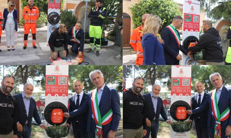 Macerata cardioprotetta: installati defibrillatori a Piediripa, Villa Potenza e Sforzacosta