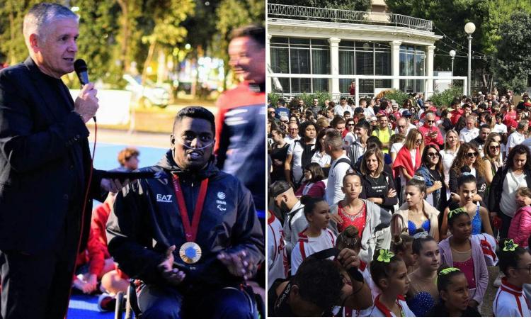 Civitanova, Assunta Legnante e Rigivan Ganeshamoorthy premiati al Festival dello sport Civitanova, Assunta Legnante e Rigivan Ganeshamoorthy premiati al Festival dello sport