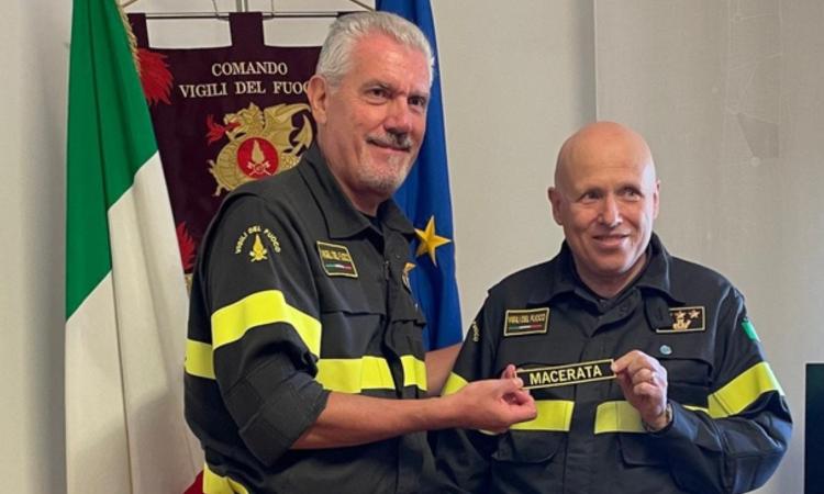 Macerata, Mauro Caprarelli lascia la guida dei vigili del fuoco: Leonardo Rampino nuovo comandante Macerata, Mauro Caprarelli lascia la guida dei vigili del fuoco: Leonardo Rampino nuovo comandante