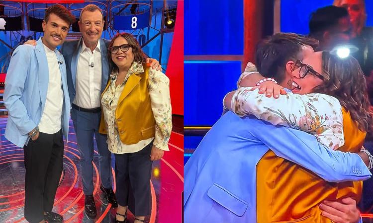 Partecipano e vincono nel nuovo game show di Amadeus: Chiesanuova in festa per mamma e figlio Partecipano e vincono nel nuovo game show di Amadeus: Chiesanuova in festa per mamma e figlio