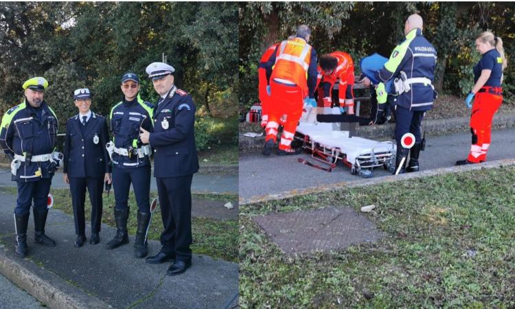 Macerata, donna accusa un malore davanti al cimitero: agente di polizia locale eroe la salva con un massaggio cardiaco