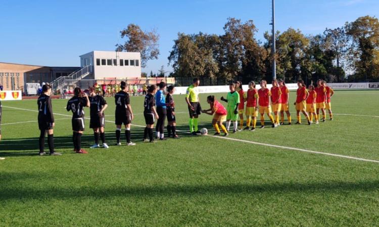 Eccellenza femminile: l'Aurora Treia si arrende alla capolista Recanatese, Elia decisiva con una tripletta