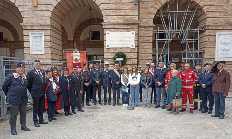 Tolentino, celebrata la festa delle forze armate e dell'unità nazionale