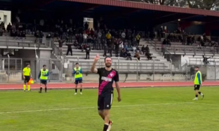 Eccellenza, al Tolentino piace vincere... difficile: altra rimonta con l'Urbania, gol da copertina di Lovotti