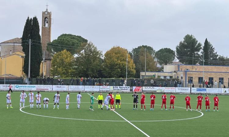 Eccellenza, Chiesanuova travolgente: 3-0 all'Osimana e primato conservato