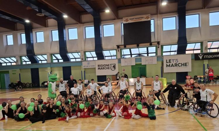 Basket in carrozzina, Santo Stefano Porto Potenza imbattibile, vince anche in casa con Sassari e resta primo in classifica