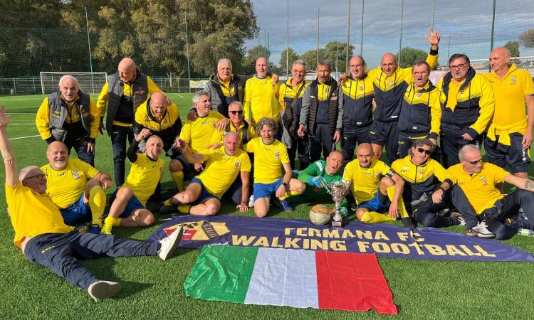 C'è una Fermana che vince lo scudetto: trionfo canarino nel Walking Football C'è una Fermana che vince lo scudetto: trionfo canarino nel Walking Football