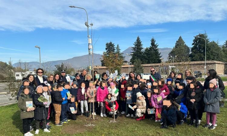 Matelica, festa dell'albero ai giardini Bigiaretti