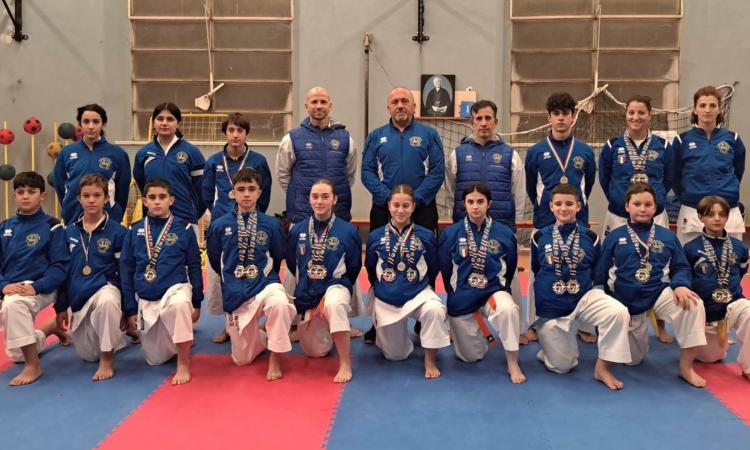 Pioggia di medaglie per il Dojo Kyo Shin Karate-Tarulli al Campionato nazionale di Fidenza