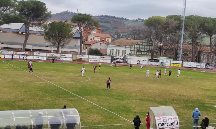 Eccellenza - La Sangiustese scappa, il Tolentino la riprende: il derby finisce 1-1 Eccellenza - La Sangiustese scappa, il Tolentino la riprende: il derby finisce 1-1