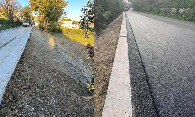 Riaperta la provinciale 61 "Loro-Macina" tra Mogliano e Loro Piceno: completati i lavori Riaperta la provinciale 61 "Loro-Macina" tra Mogliano e Loro Piceno: completati i lavori