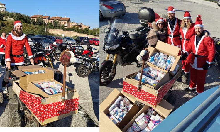 San Severino, il cuore grande dei bikers: si trasformano in Babbi Natale per i piccoli pazienti dell'ospedale di Ancona San Severino, il cuore grande dei bikers: si trasformano in Babbi Natale per i piccoli pazienti dell'ospedale di Ancona