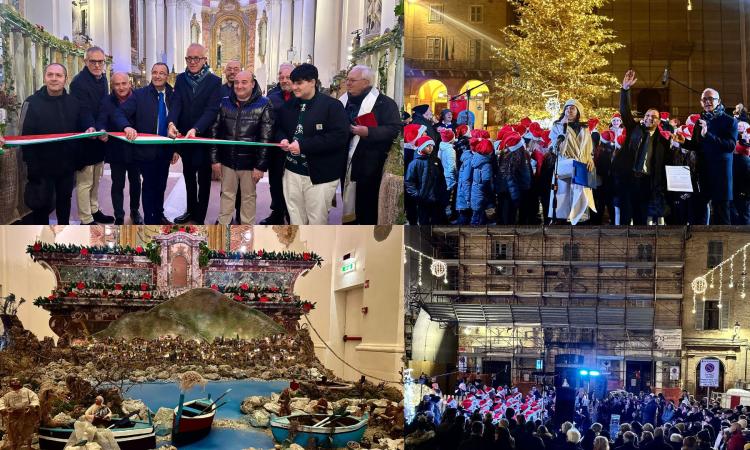 Civitanova Alta inaugura il Natale: accensione delle luminarie e oltre 300 presepi artigianali tra i vicoli Civitanova Alta inaugura il Natale: accensione delle luminarie e oltre 300 presepi artigianali tra i vicoli
