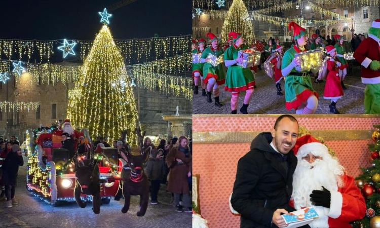 Babbo Natale è di casa a Matelica: anche il sindaco lo incontra nella sua "casetta"