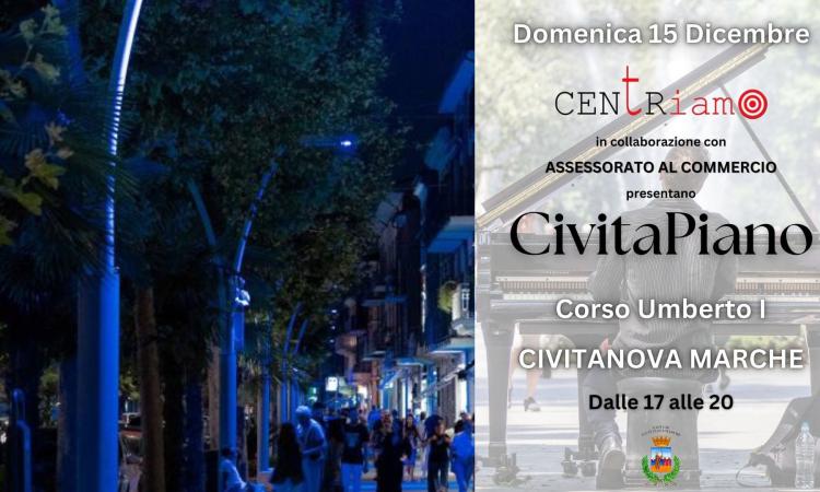 Civitapiano, sei pianoforti a coda per un evento magico nel cuore di Civitanova