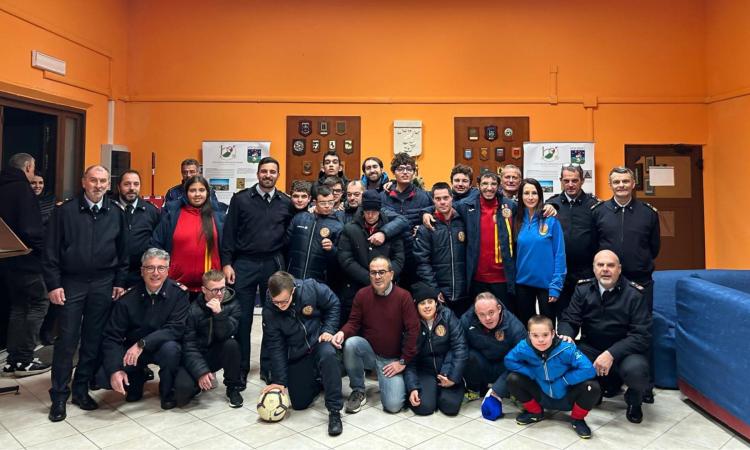 Potenza Picena, calcio e inclusione: la 114ª Squadriglia Radar Remota accoglie la Union no Limits