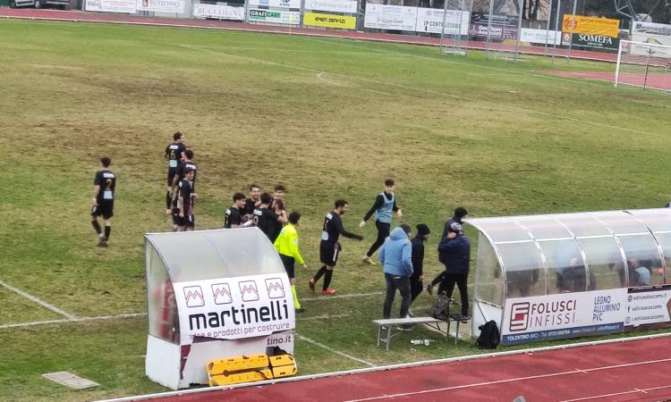 Eccellenza, un super gol di Lovotti regala un dolce Natale al Tolentino: Matelica sempre più giù