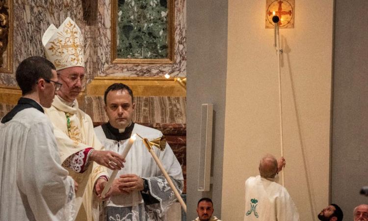 Macerata, anniversario della Cattedrale: messa solenne con il rito dell'accensione delle 12 croci apostoliche