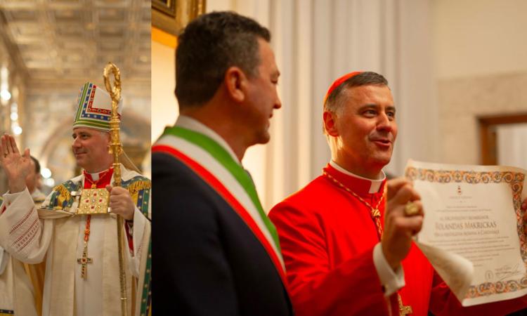 L'arcivescovo di Tolentino Rolandas Makrickas nominato cardinale: il sindaco Sclavi in Vaticano (FOTO)