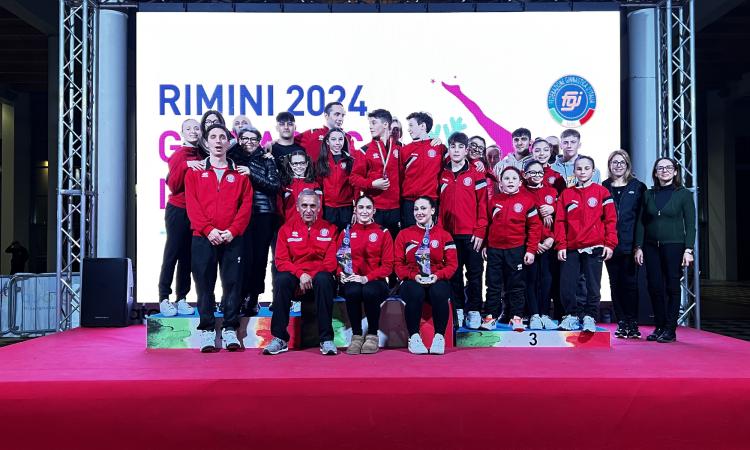 Ginnastica Mogliano, le finali nazionali di Rimini sono un trionfo: 31 podi per i 38 atleti in gara Ginnastica Mogliano, le finali nazionali di Rimini sono un trionfo: 31 podi per i 38 atleti in gara