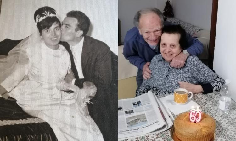 Potenza Picena, Ortensio e Anna festeggiano i 60 anni di matrimonio Potenza Picena, Ortensio e Anna festeggiano i 60 anni di matrimonio