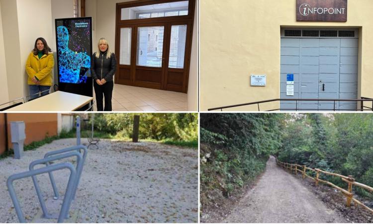 Infrastrutture green a San Severino:  nuova ciclostazione e area di sosta a Ponte Sant'Antonio